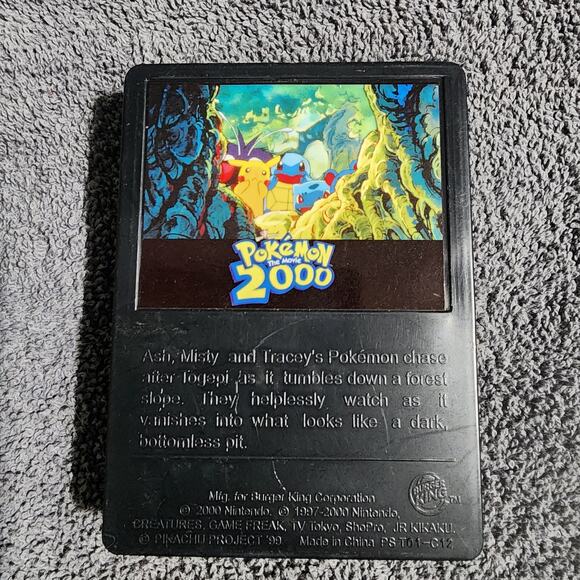 2000 Burger King Pokemon Power Cards Snorlax, 2 Cards - Picture 5 of 6